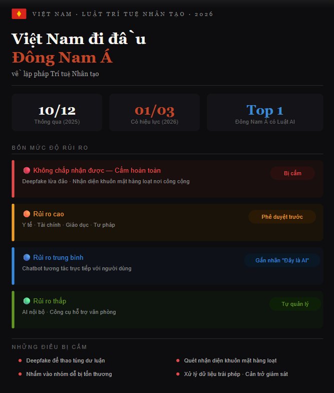 Luật AI toàn cầu 2026: EU, Mỹ và Việt Nam đang quản lý AI như thế nào?