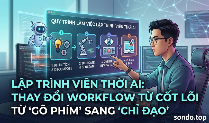 Tư duy developer workflow trong thời đại AI - không phải dùng nhiều tool hơn, mà là nghĩ khác đi